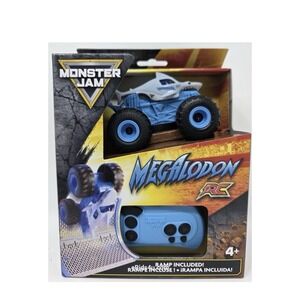 MONSTER JAM 🦈 MEGALODON RC Remote Control Truck 1:64 Truck + Ramp + Controller